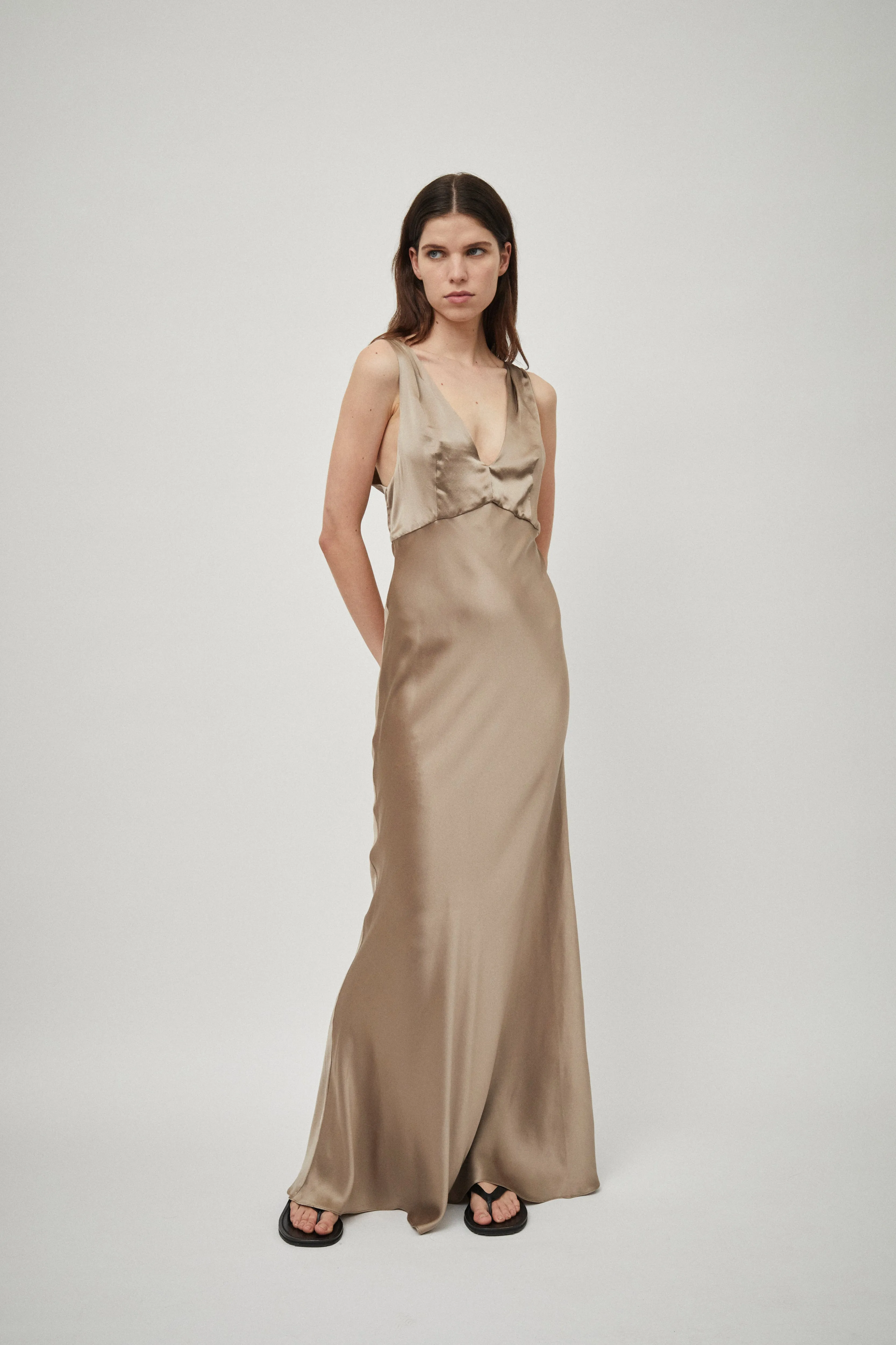 Bias Slip Gown