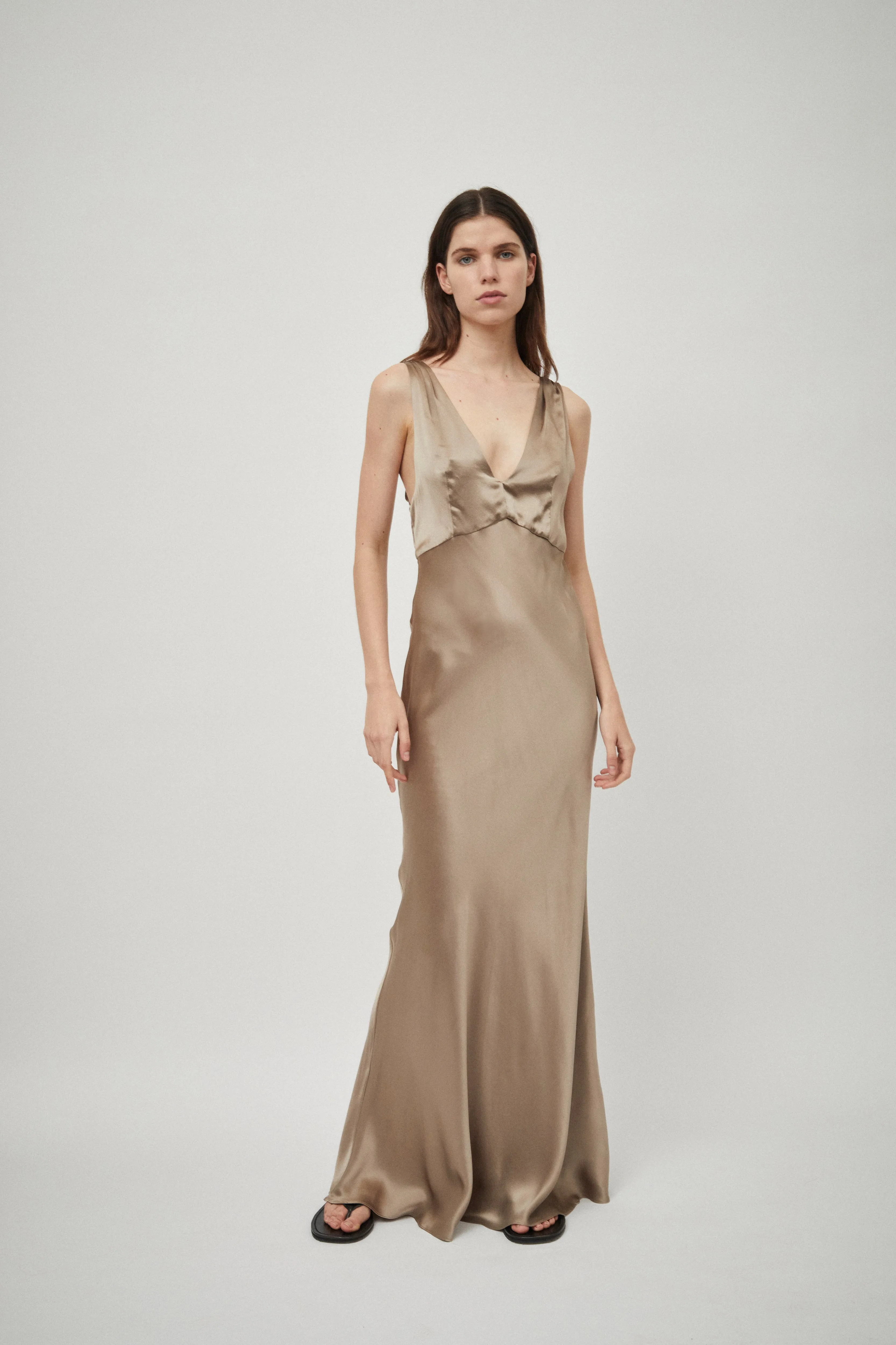 Bias Slip Gown