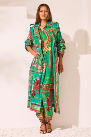 Blooming Tales Trench Coat
