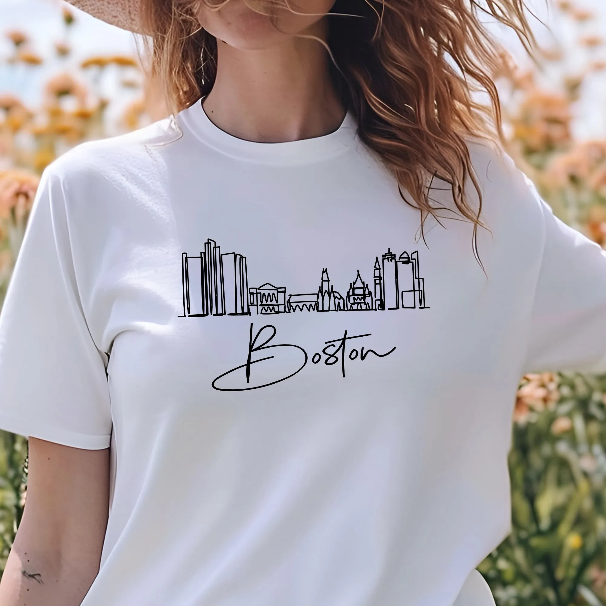 Boston City Vintage Adult T-shirt