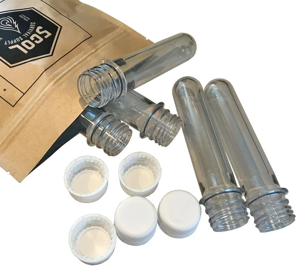 Cache Tube 5-pack - 5col Survival Supply