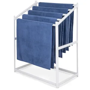 Coast Modern PVC Beach Towel Drying Rack for Pool & Hot Tub - Outdoor & Indoor 5-Tier Modern Design