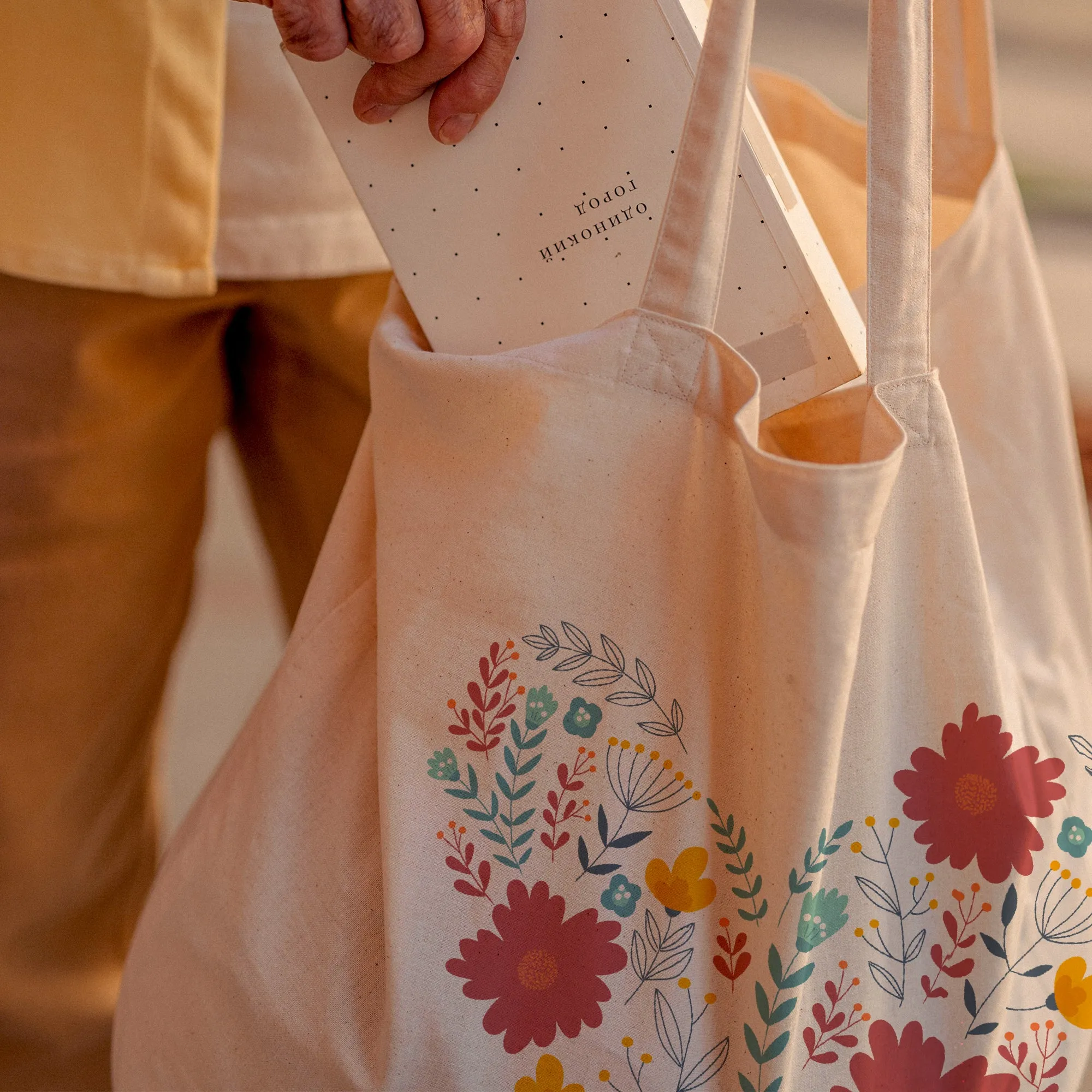 Flower heart Tote Bag