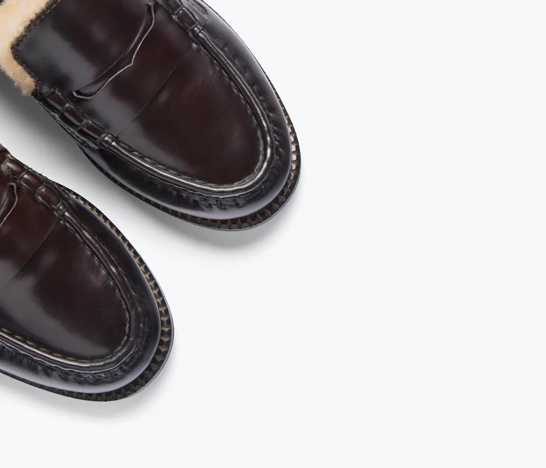 Freda Salvador - Temi Espresso Spazzolato With Shearling