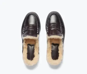 Freda Salvador - Temi Espresso Spazzolato With Shearling