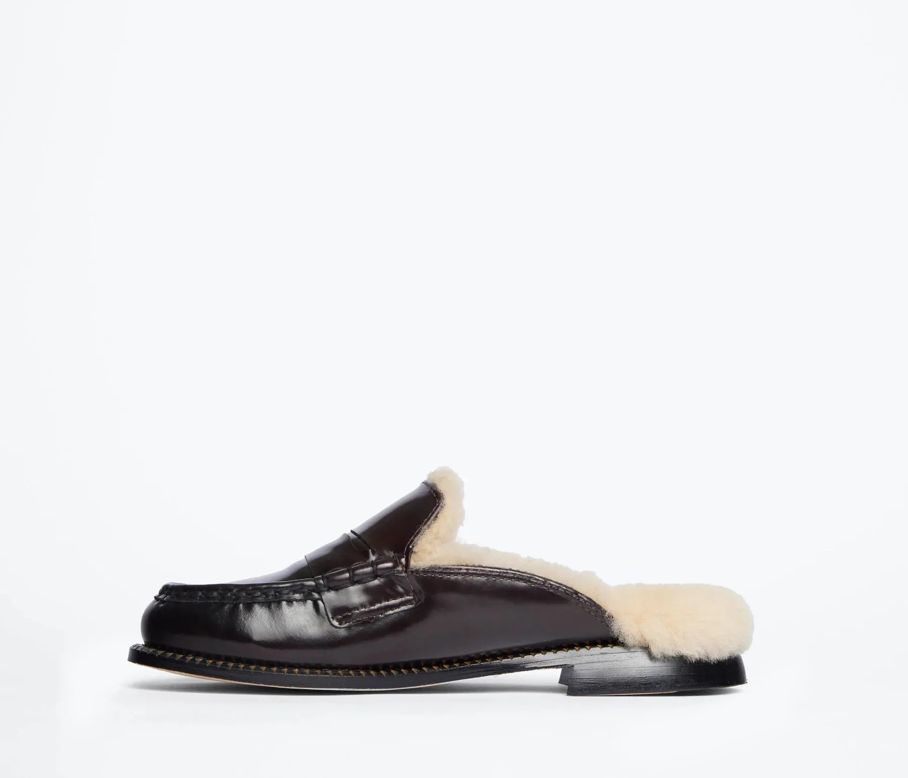 Freda Salvador - Temi Espresso Spazzolato With Shearling