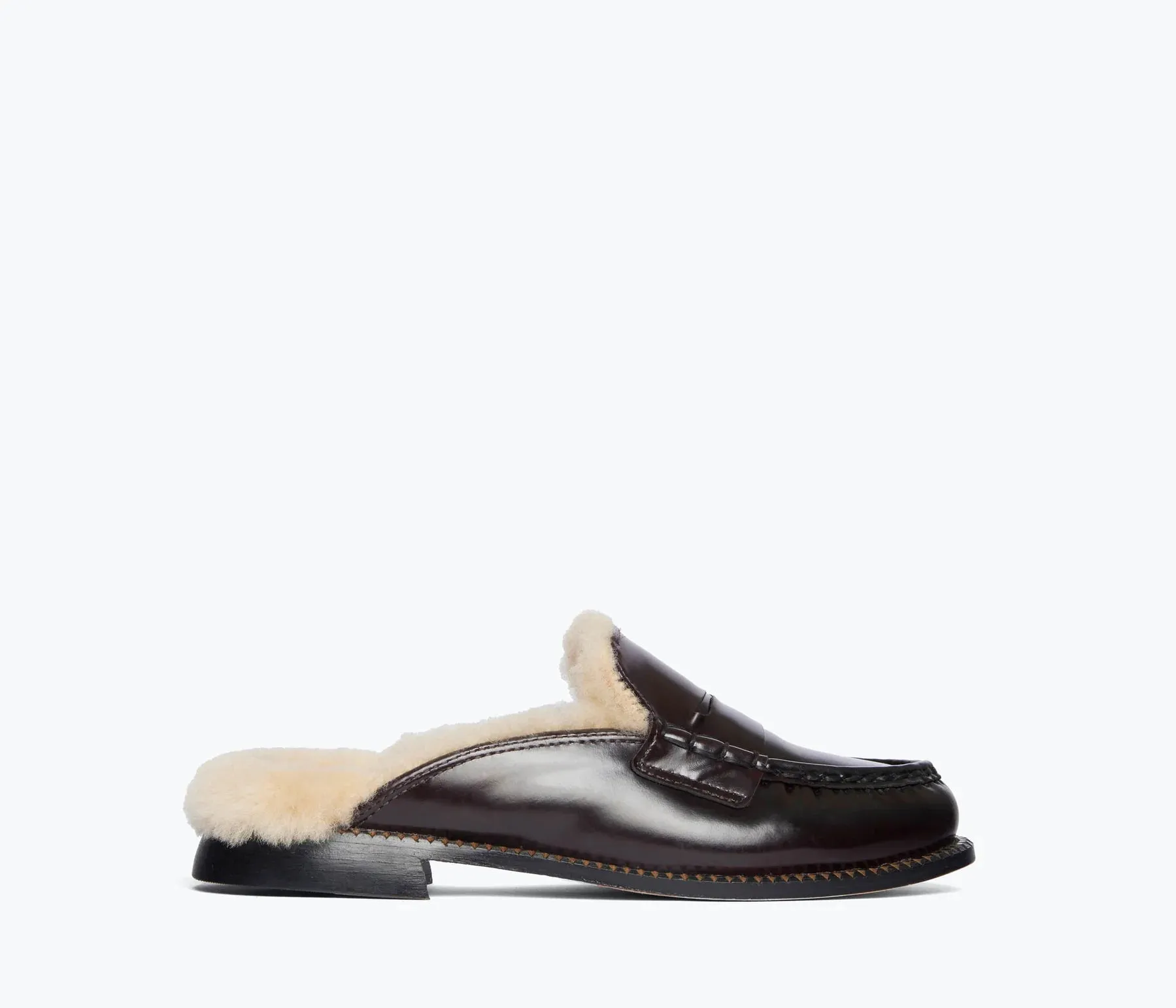 Freda Salvador - Temi Espresso Spazzolato With Shearling