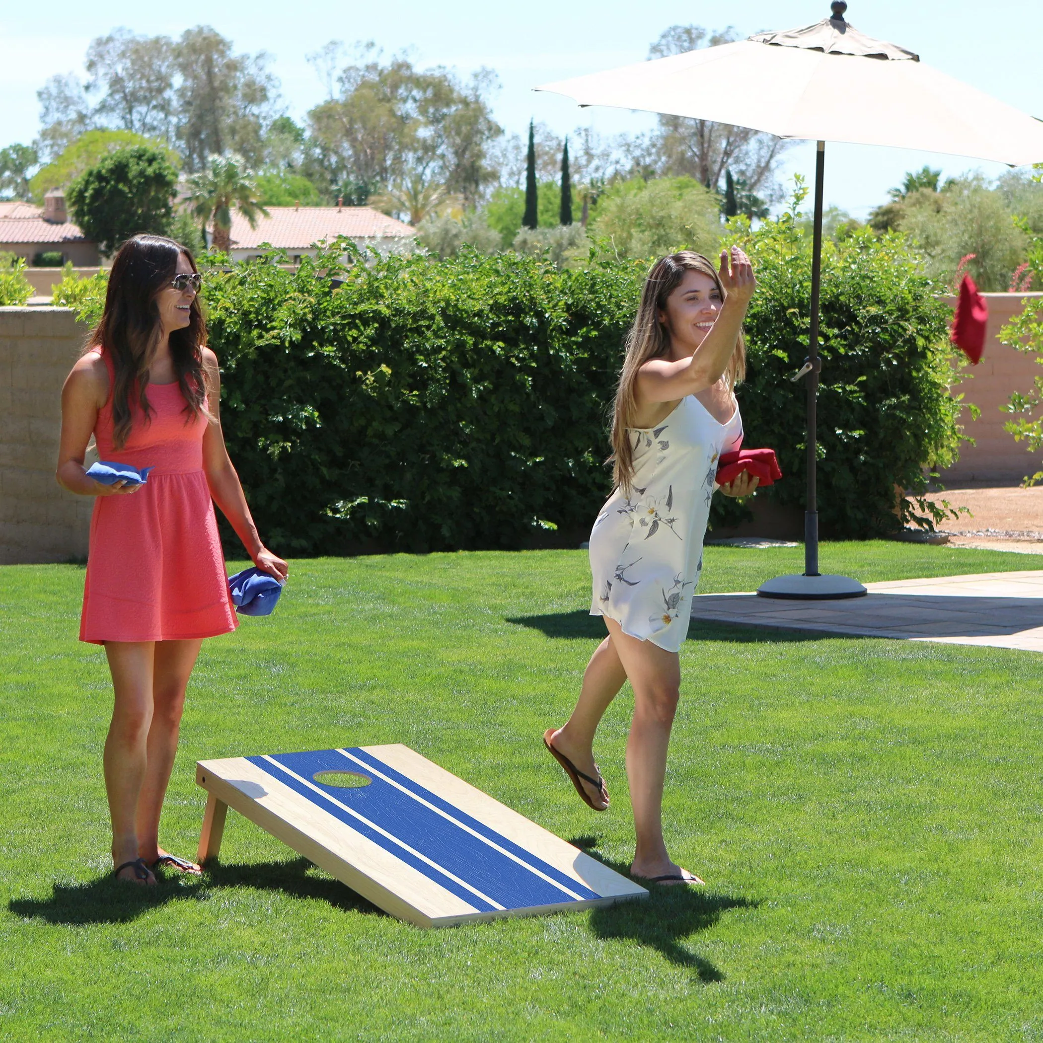 GoSports 4 ft x 2 ft Cornhole Game Set - Wood