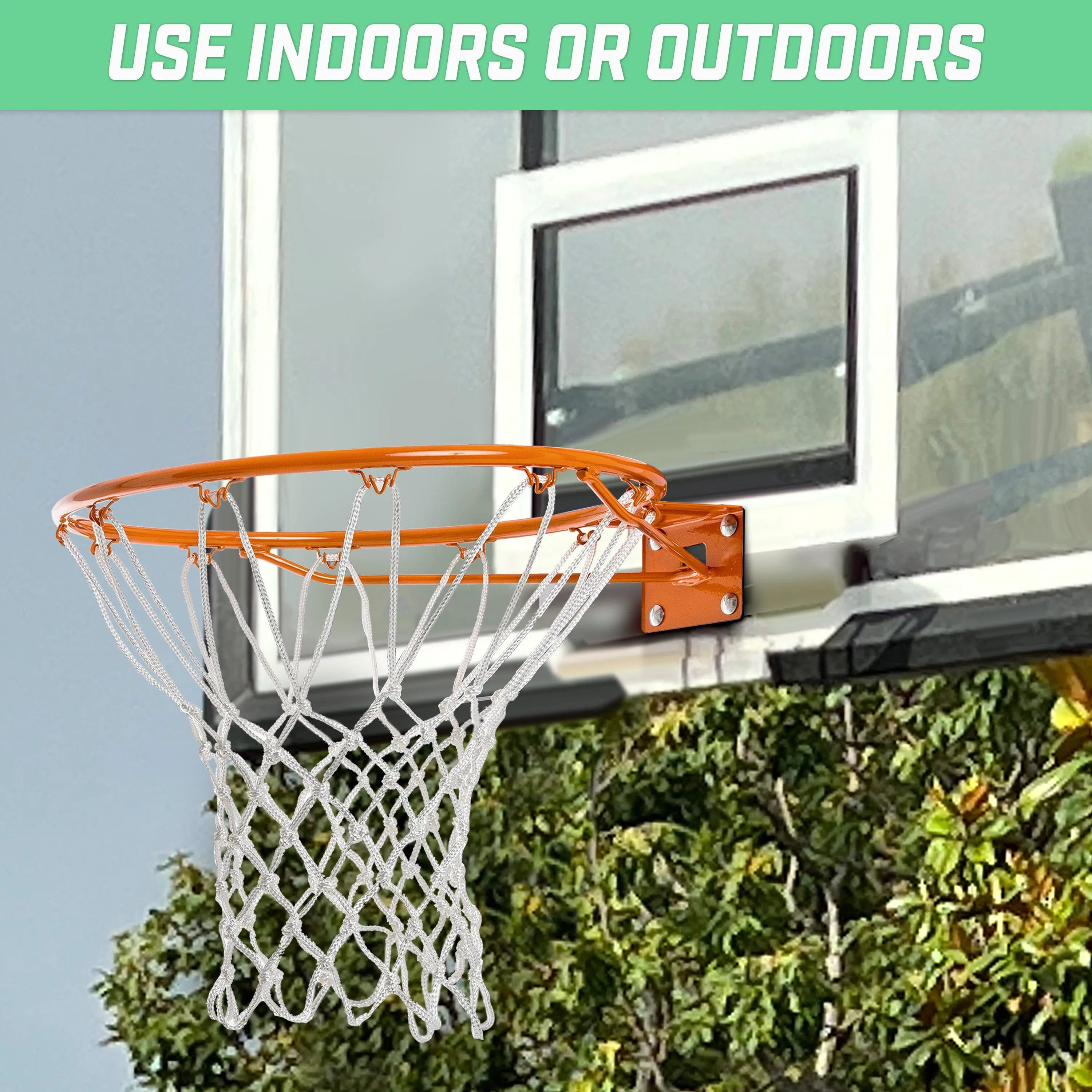 GoSports Basketball Hoop Net Replacement - Heavy Duty for Indoor & Outdoor 12 Loop Rims