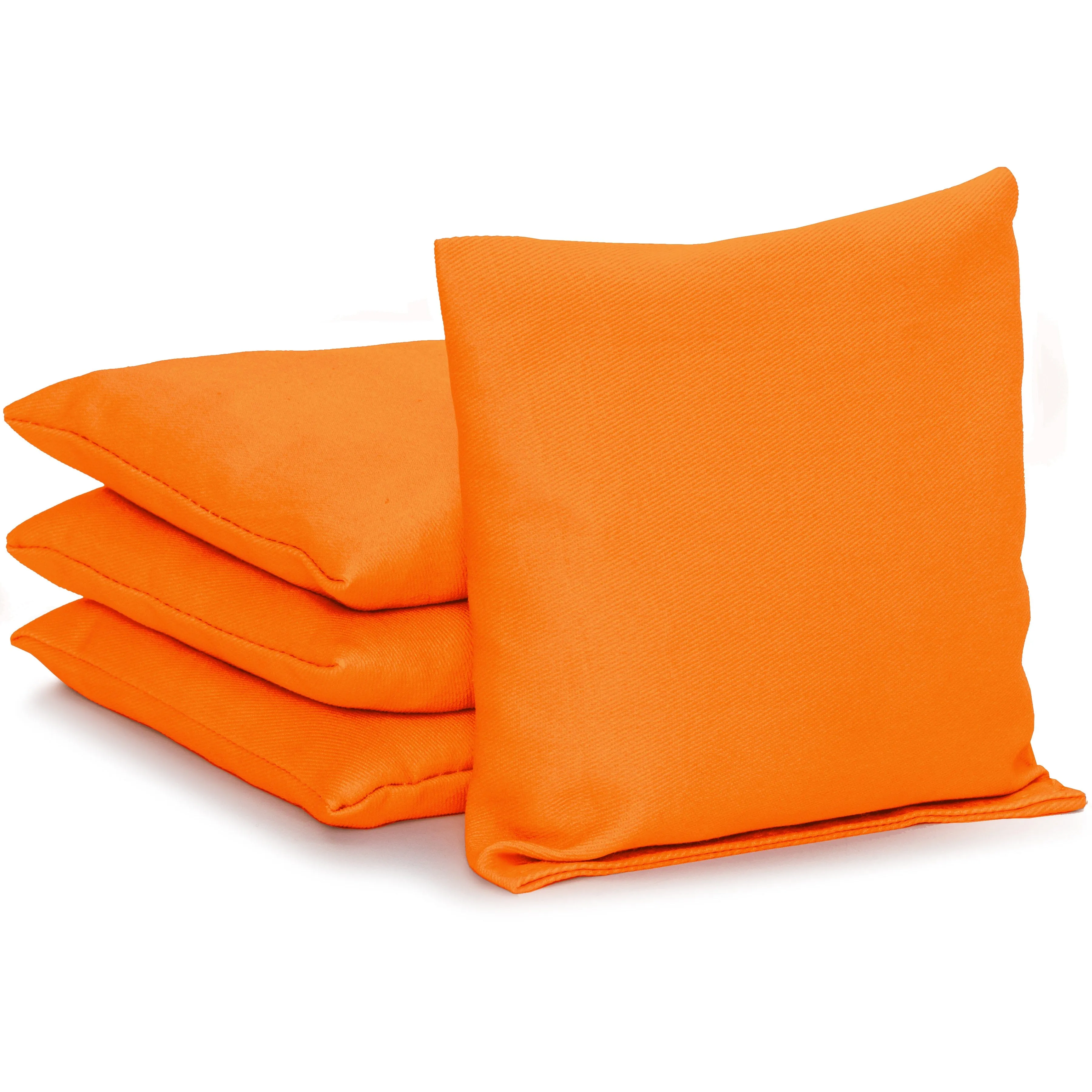 GoSports Cornhole Bean Bags Set of 4 - Regulation All Weather - Classic Orange