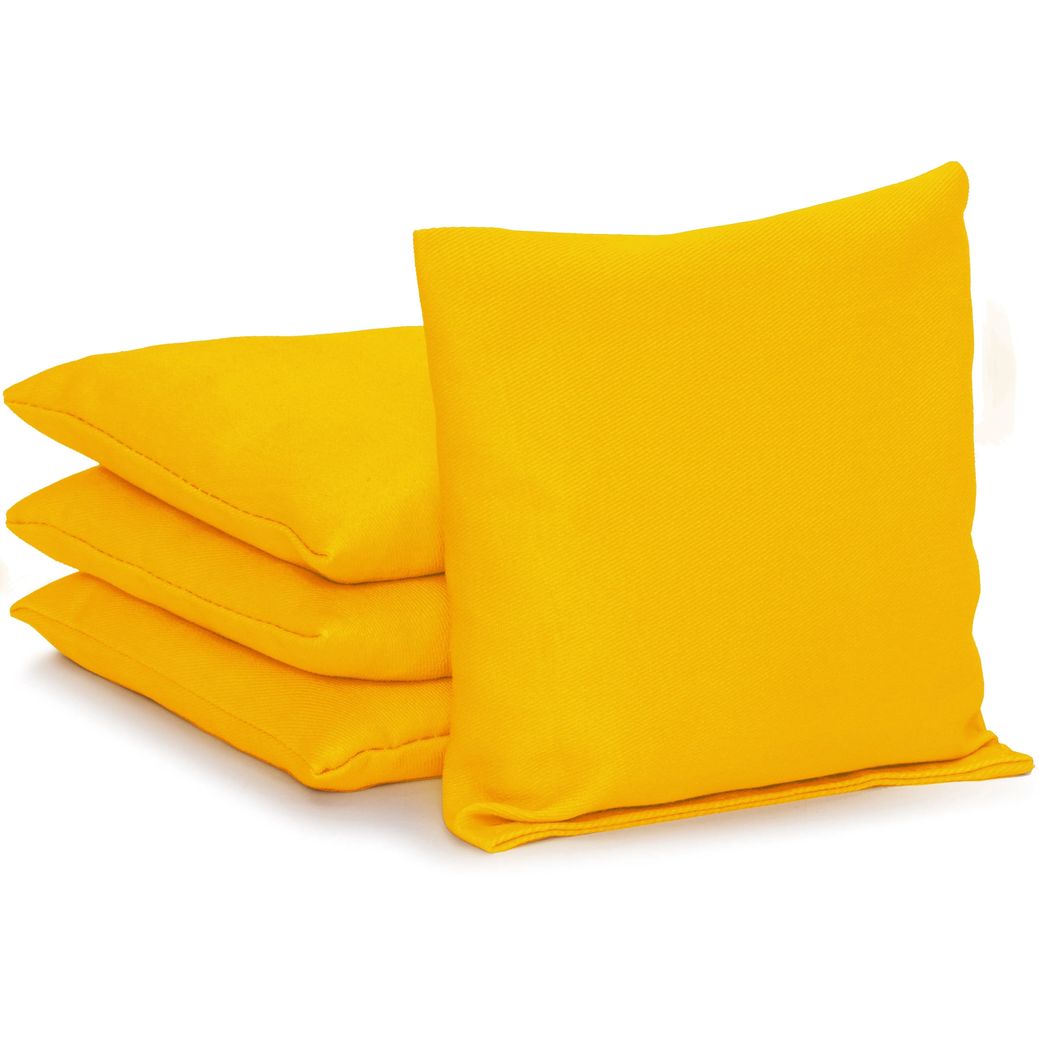 GoSports Cornhole Bean Bags Set of 4 - Regulation All Weather - Classic Yellow