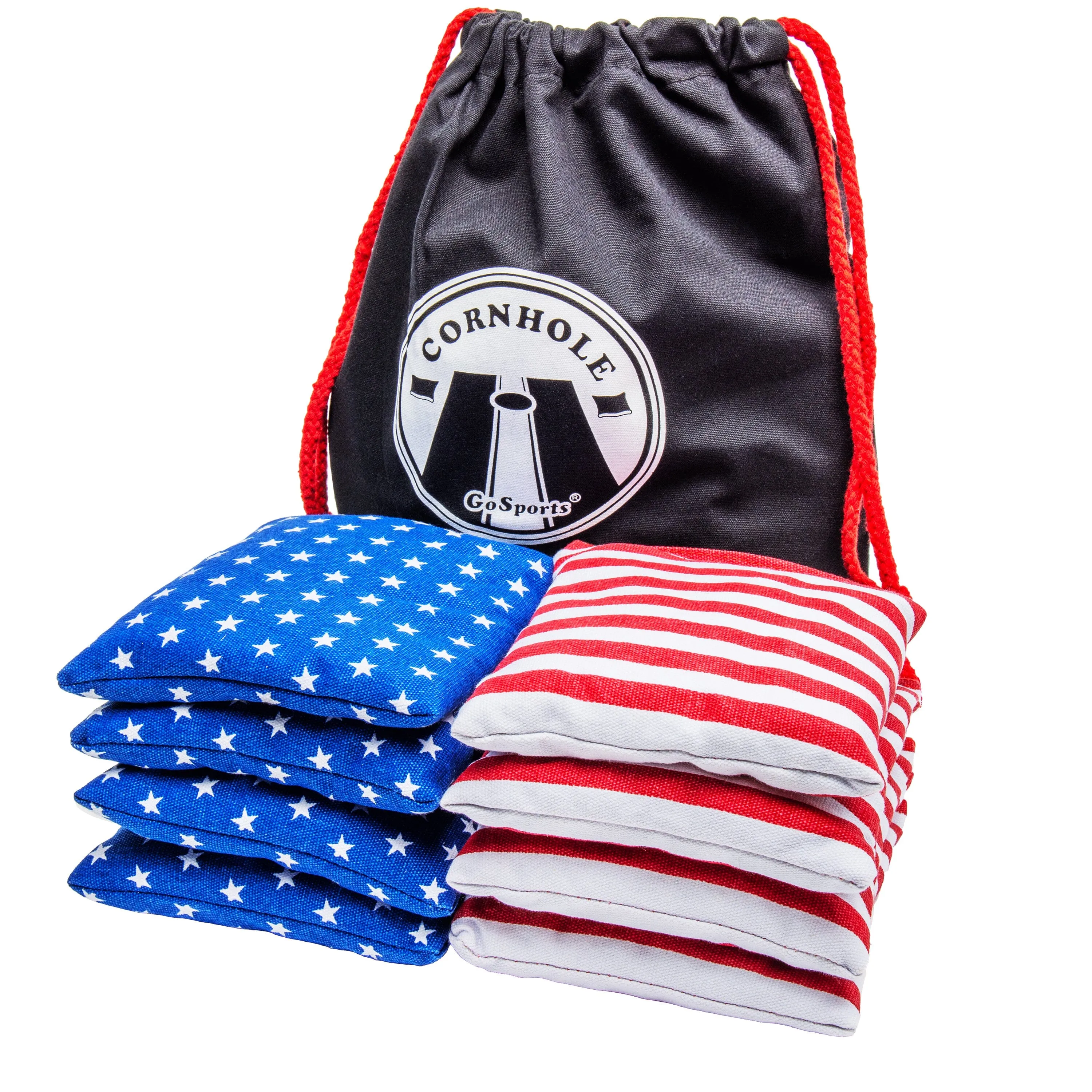 GoSports Regulation Bean Bags - Stars & Stripes