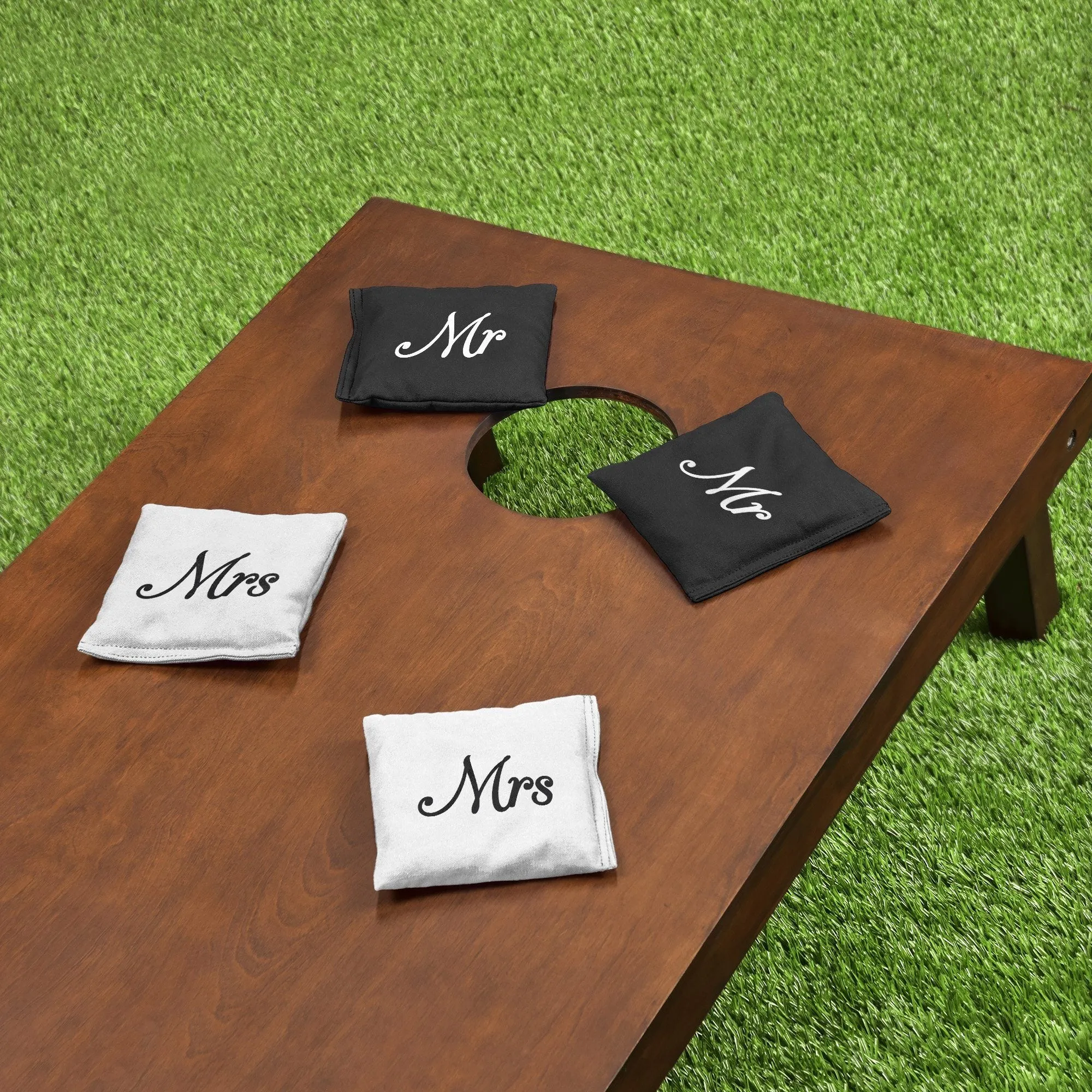 GoSports Wedding Theme Cornhole Bag Set
