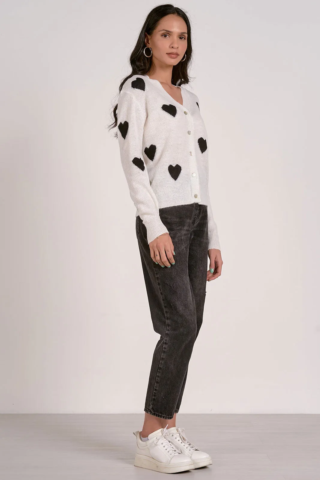 Hearts Cardigan