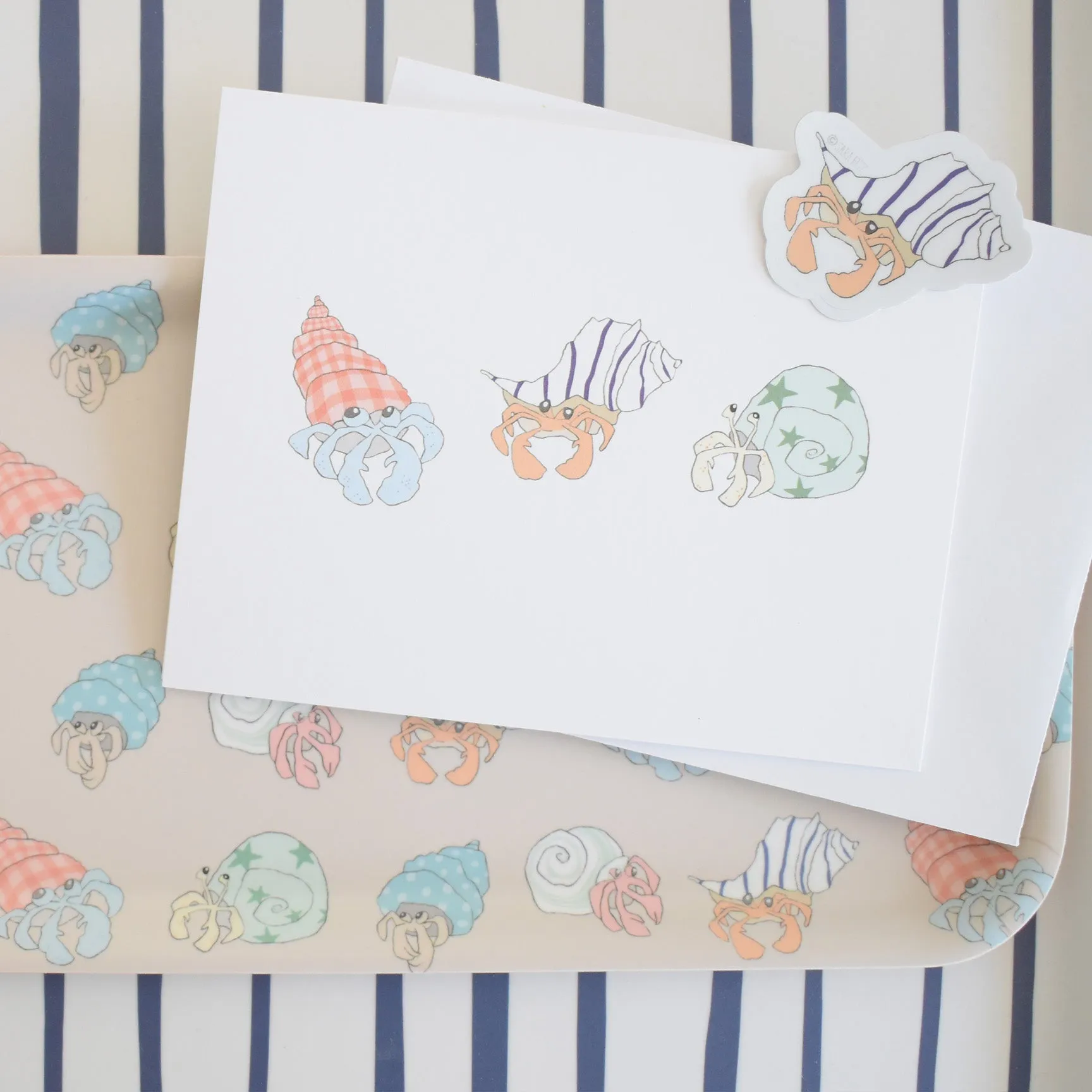 Hermit Crab Sticker