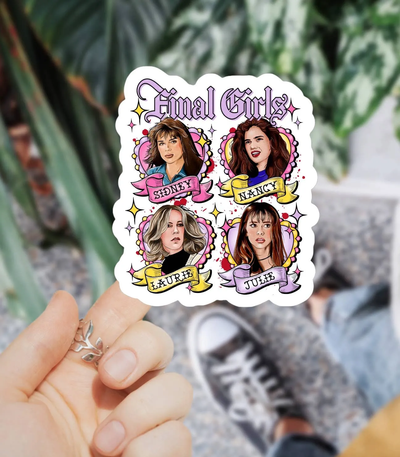 Horror Final Girls Sticker