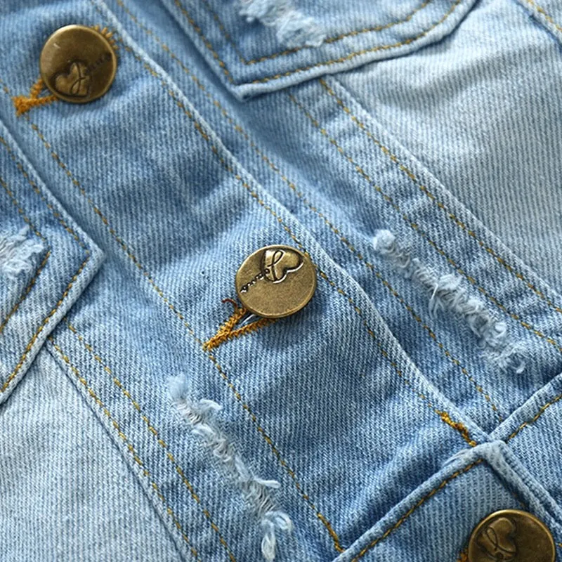 Jean Jacket with Roses