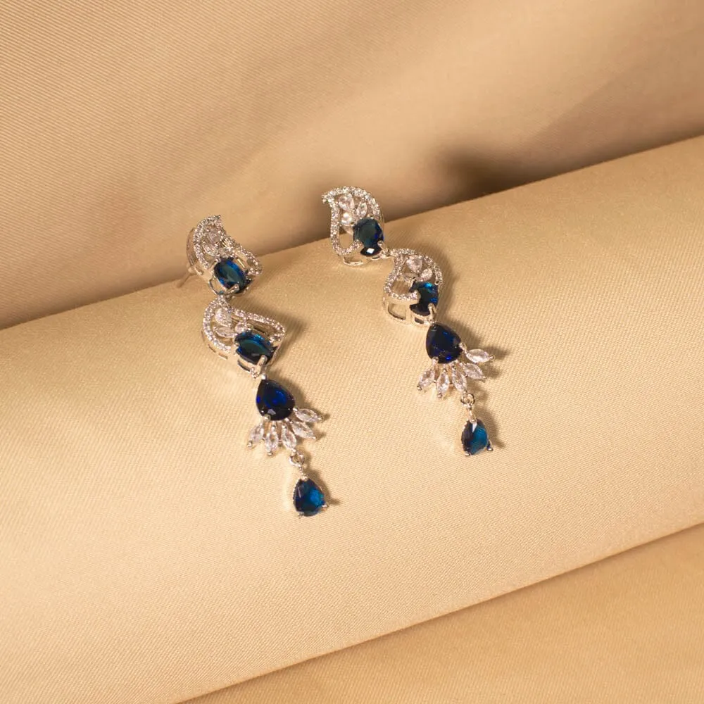 Kesha Necklace Set - Blue - Glitterati Collection