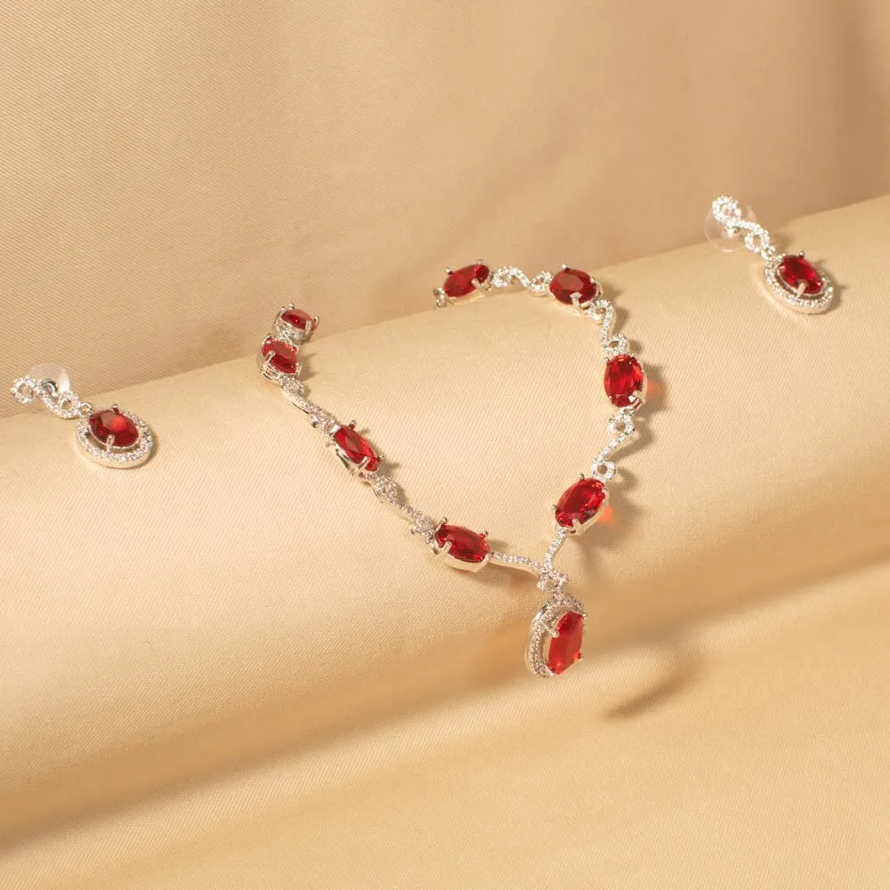 Leila Necklace Set - Glitterati Collection
