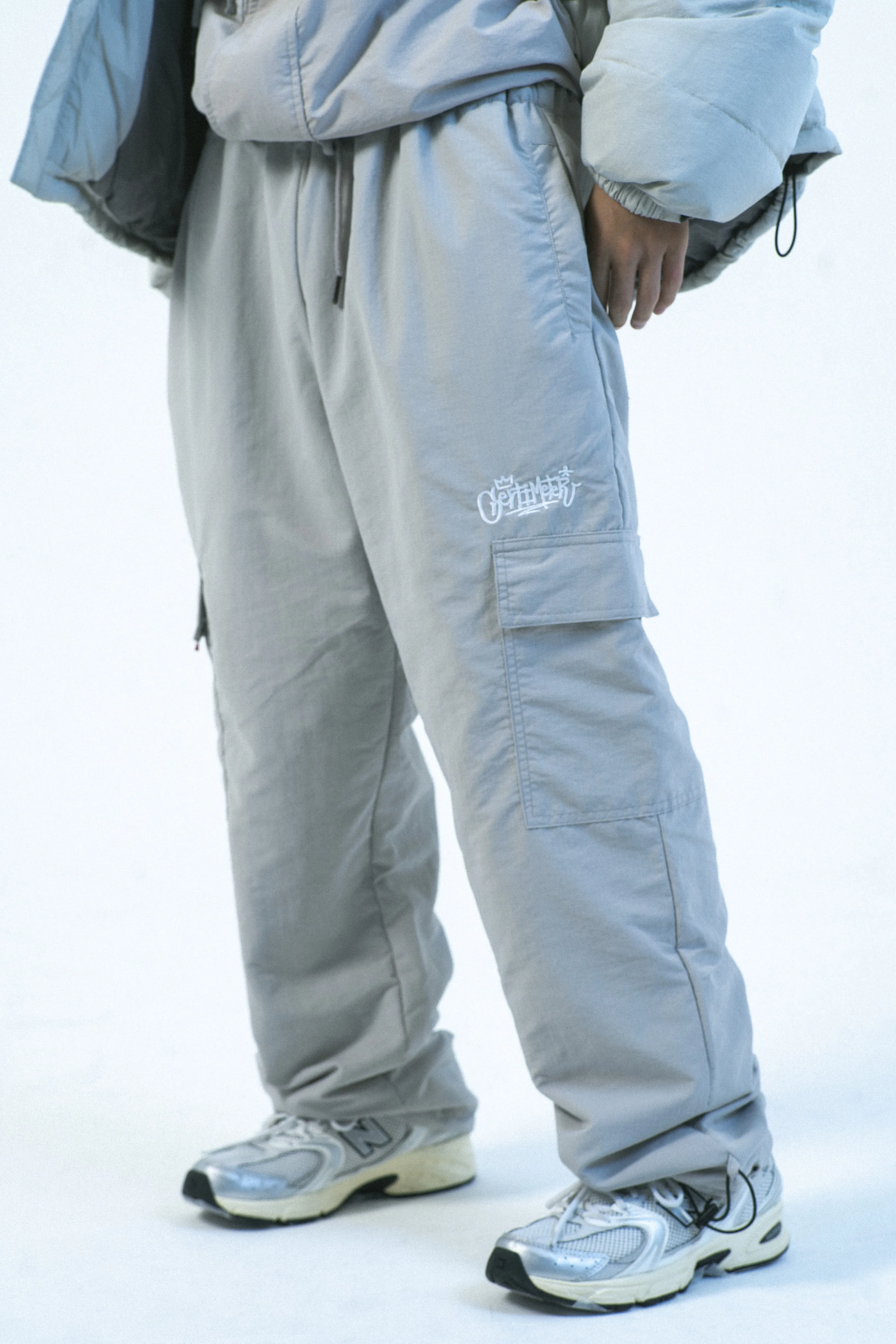 Nylon cargo pants