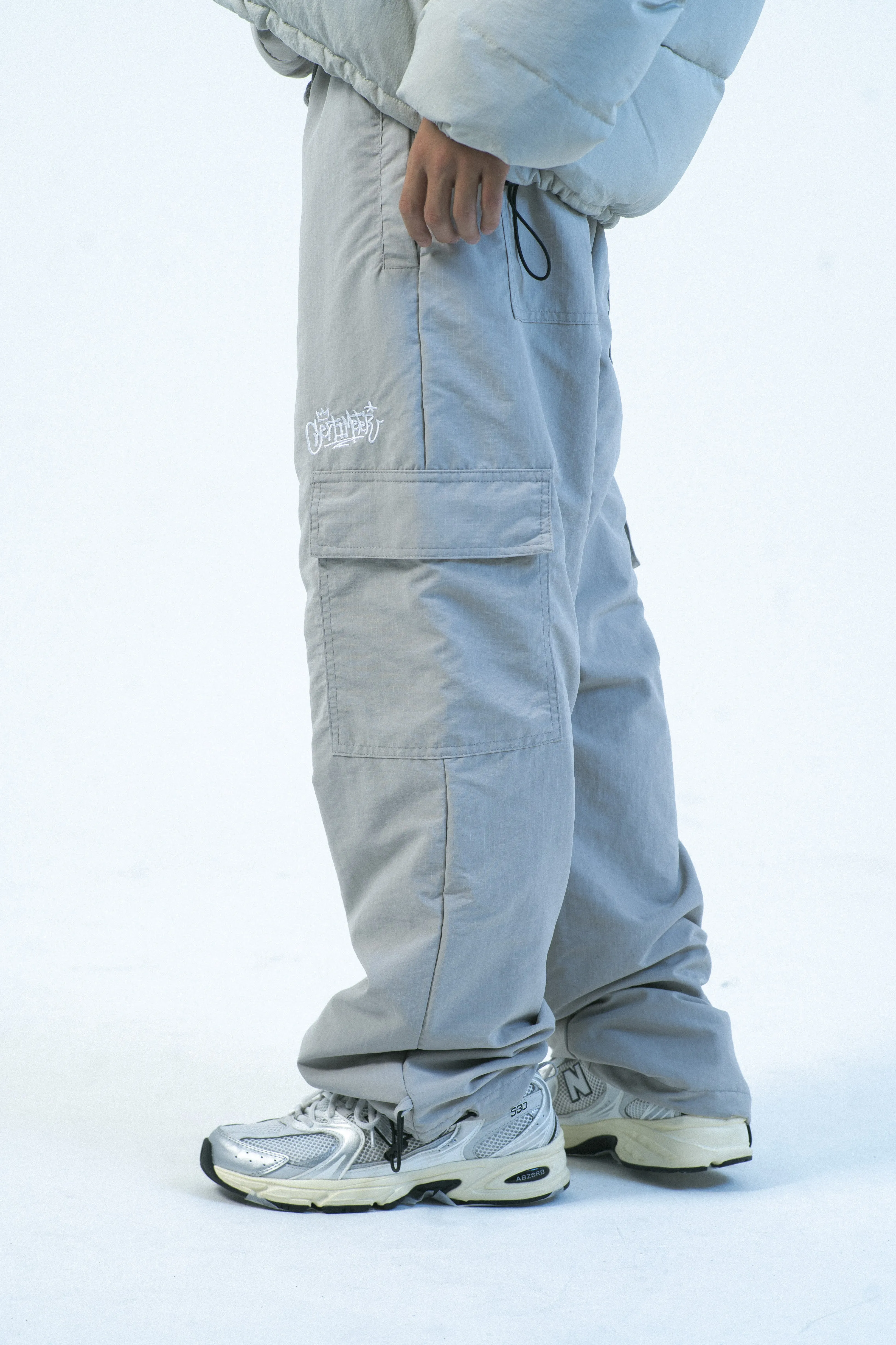 Nylon cargo pants