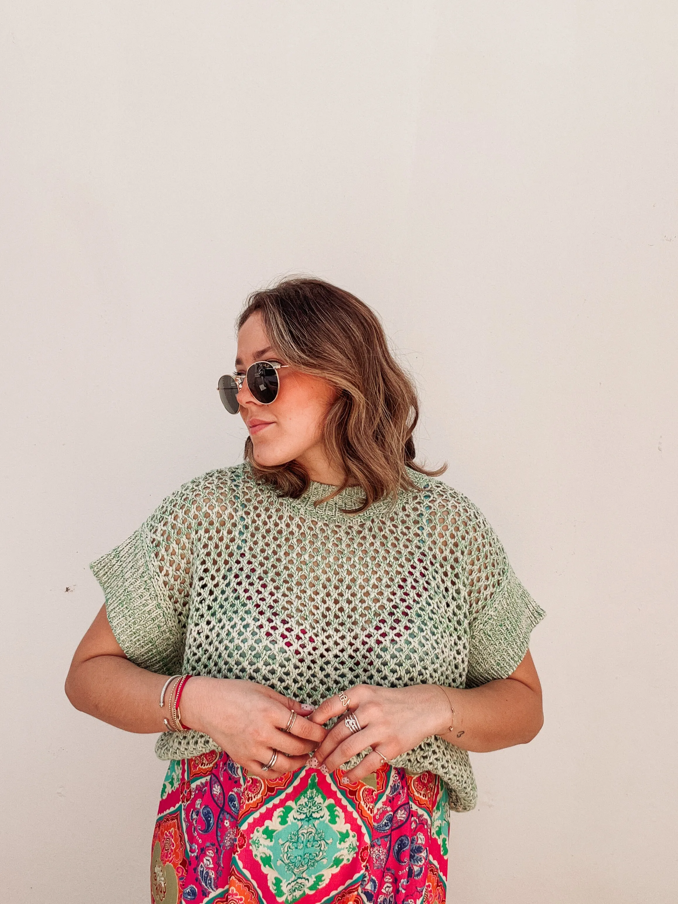 Pistachio Knit Top